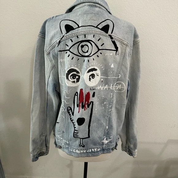 Zara premium denim colección jacket size s - Picture 1 of 7
